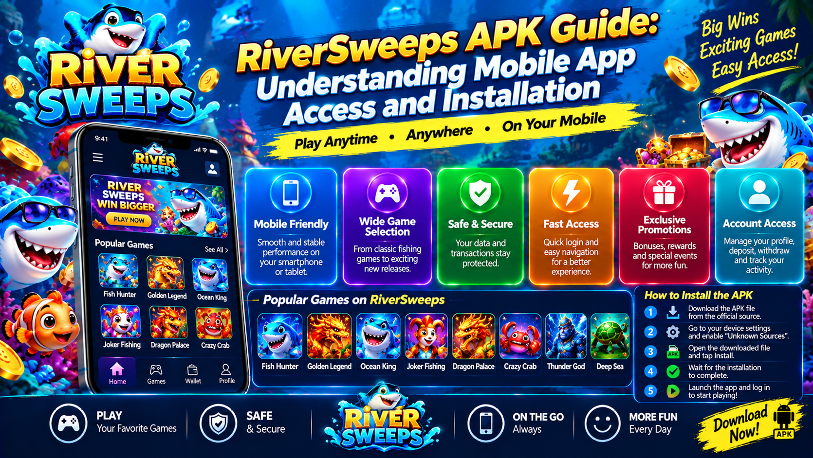 RiverSweeps APK Guide: Understanding Mobile App Access and Installation
